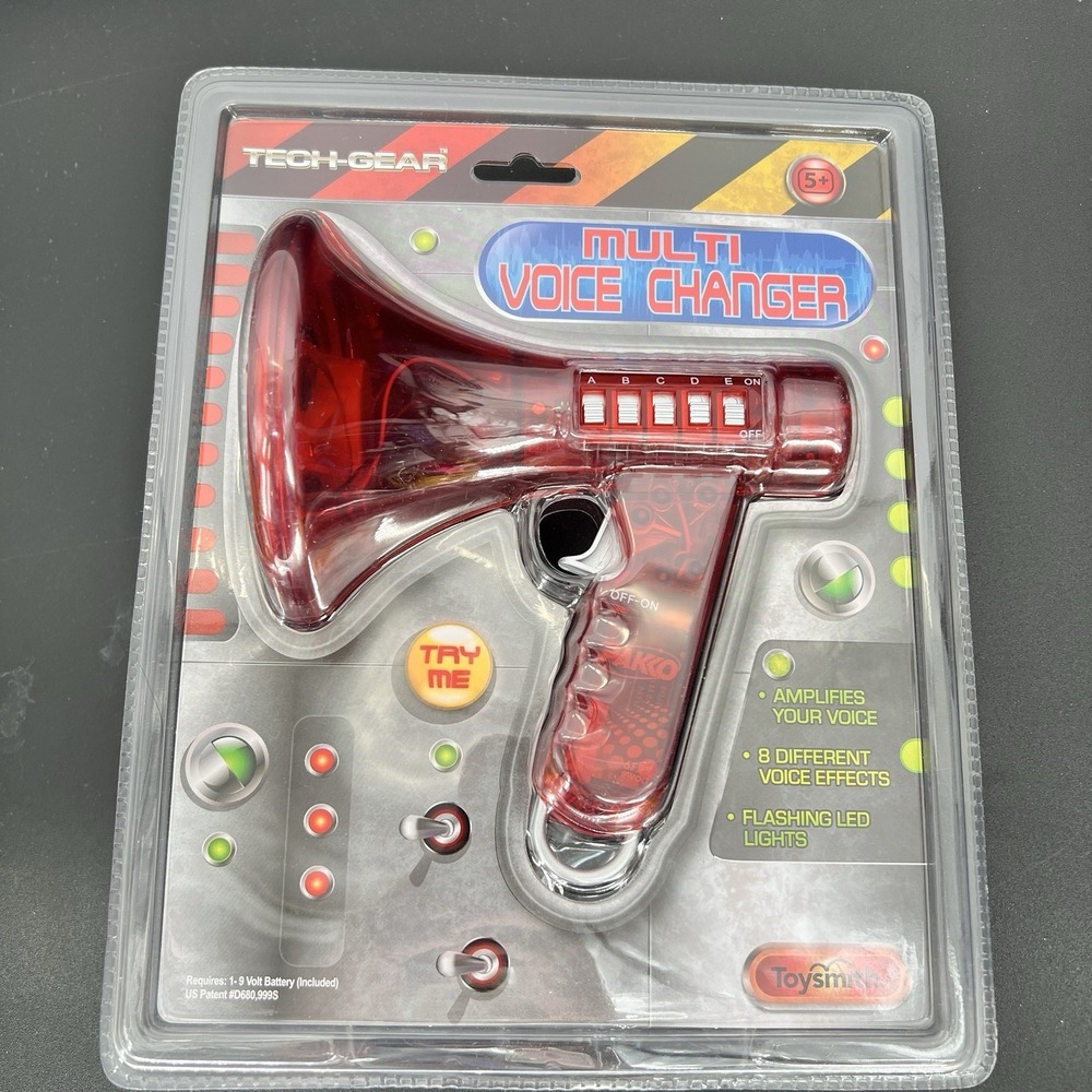 Tech Gear Multi Voice Changer – Amplifies Voice with 8 Fun Effects Model 1381